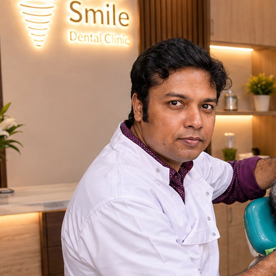 Dr. Abhishek Kumar, dental surgeon — prosthodontist and implantologist